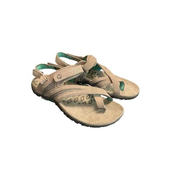 Merrell Wild Dove Sandal Size 6 Gray Hiking Adjustable Performance - Picture 1 of 10
